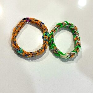 Rainbow Loom Handcrafted Bracelets
